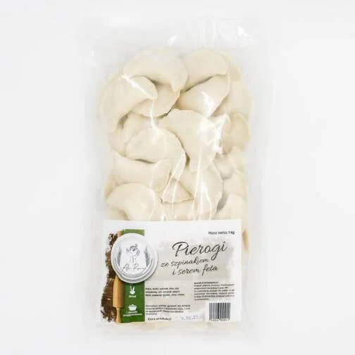 Pierogi ze szpinakiem i fetą